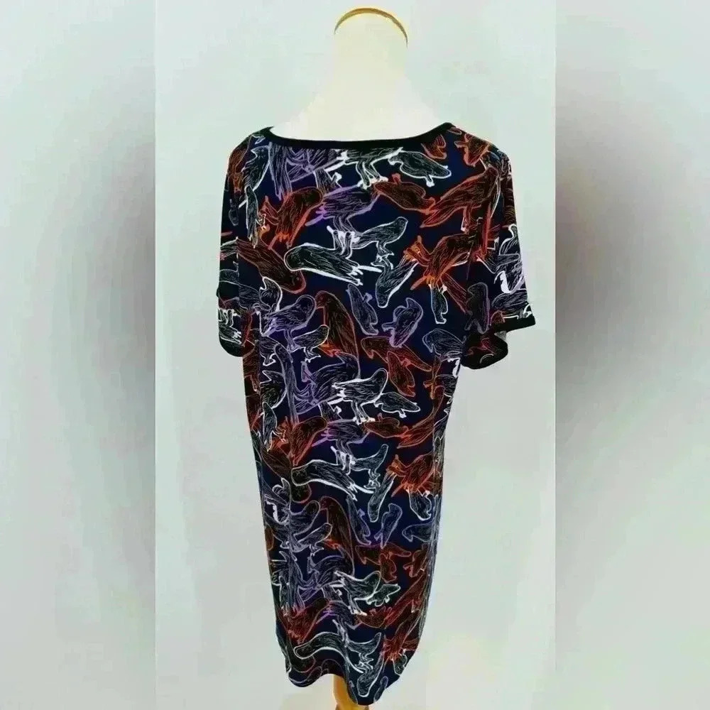 LuLaRoe Classic Halloween Raven Multi-Color Tee Shirt, 2XL - Picture 3 of 7